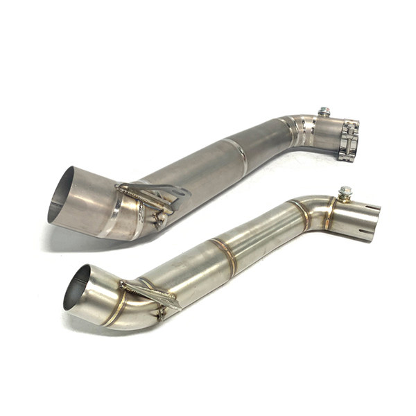 2008-2016 Honda CBR1000 Motorcycle Exhaust Middle Pipe Underseat 60mm Motobike Link Tube For CBR1000